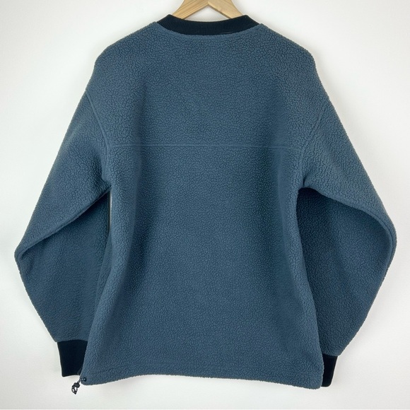 Eddie Bauer EBTEK Men's Gray Black Crewneck Fleece - Picture 4 of 7